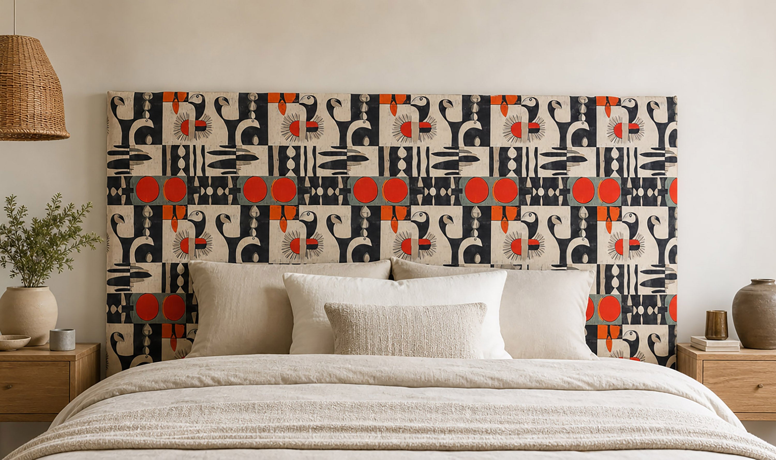 Headboard Upholstery Fabric: Bedroom Ideas
