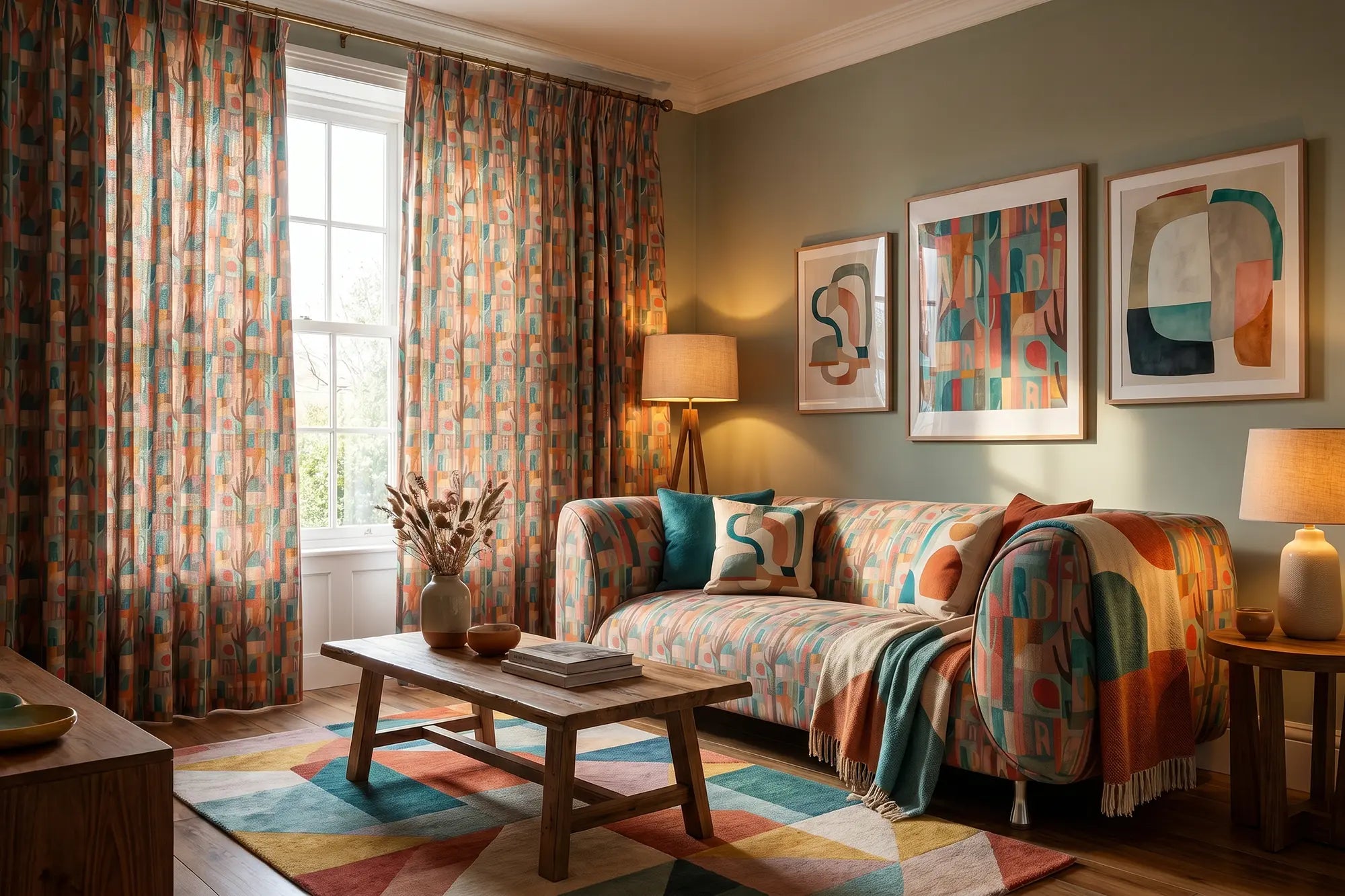 Why Abstract Curtain Fabrics Are Defining Modern Interiors