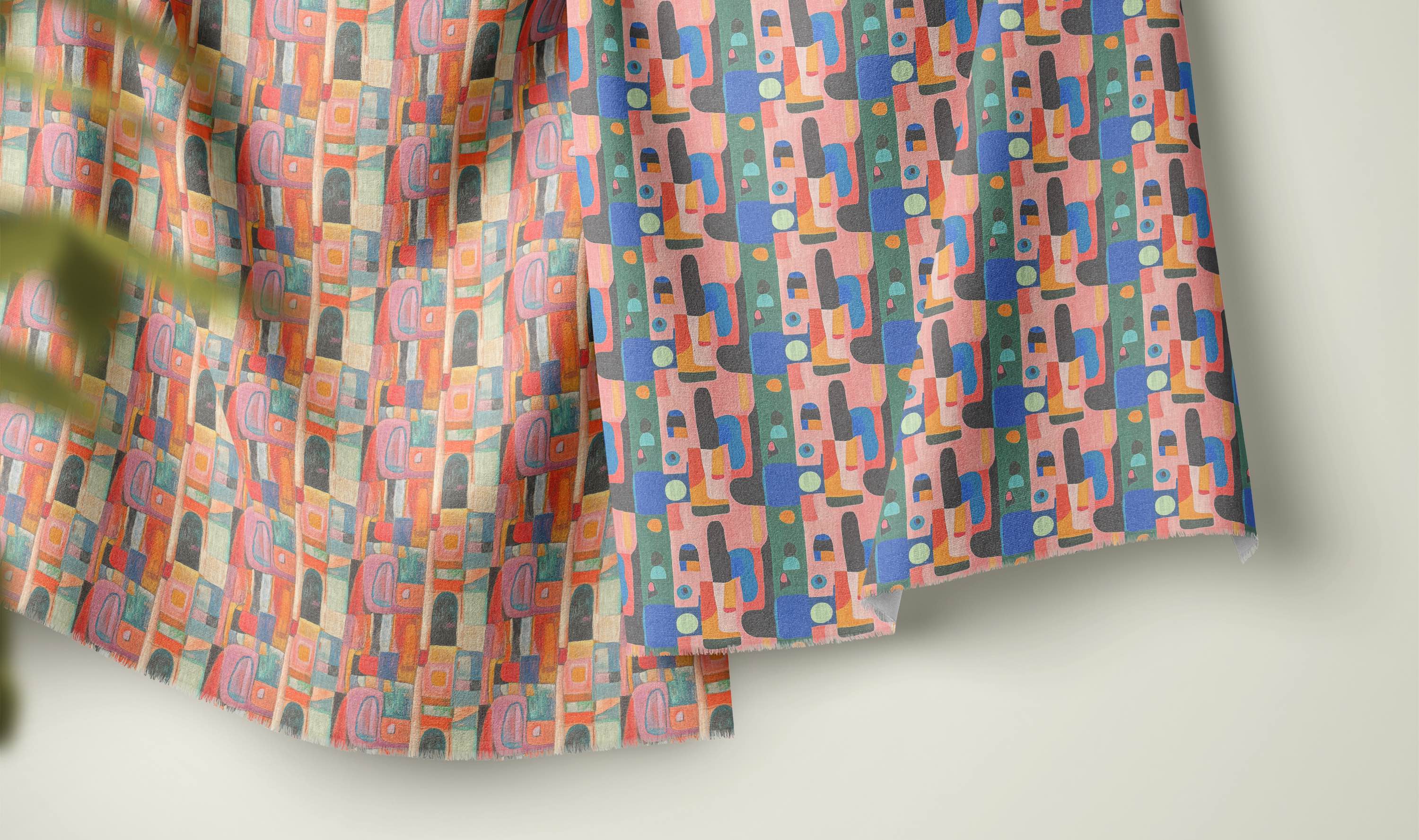 Fresco Linen Curtain Fabric Collection