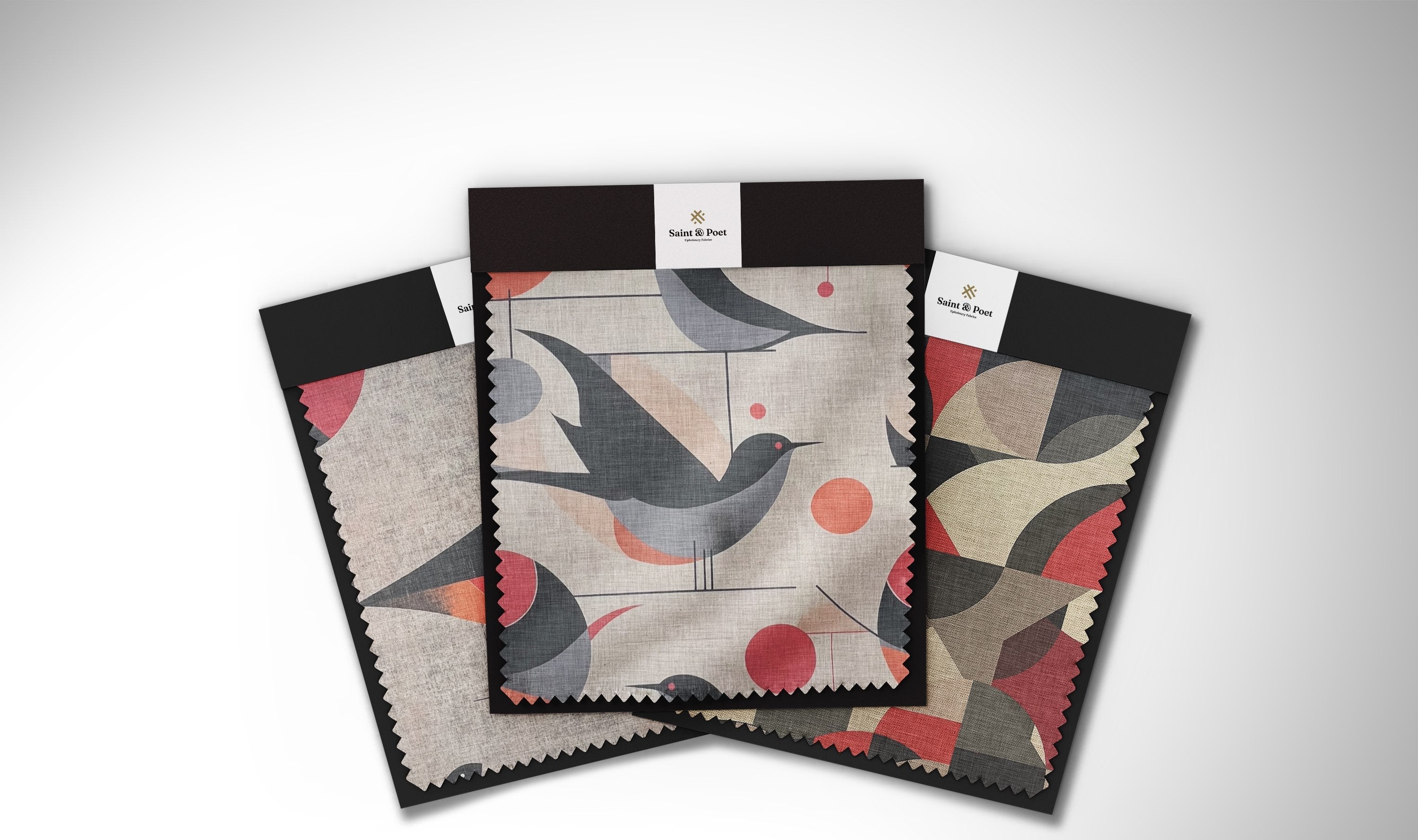 Timeless grey upholstery textiles, UK-made premium fabric