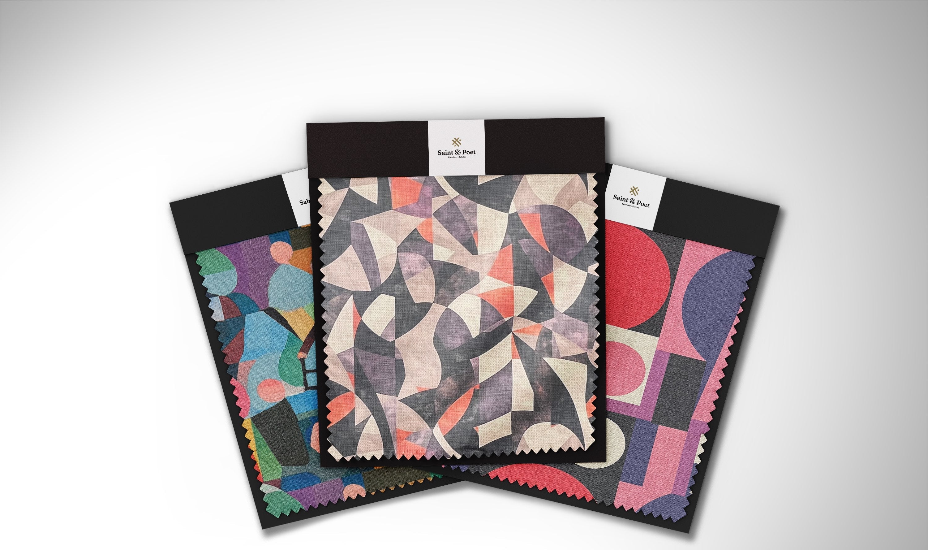 Luxury purple upholstery fabric in deep violet tones – Saint & Poet