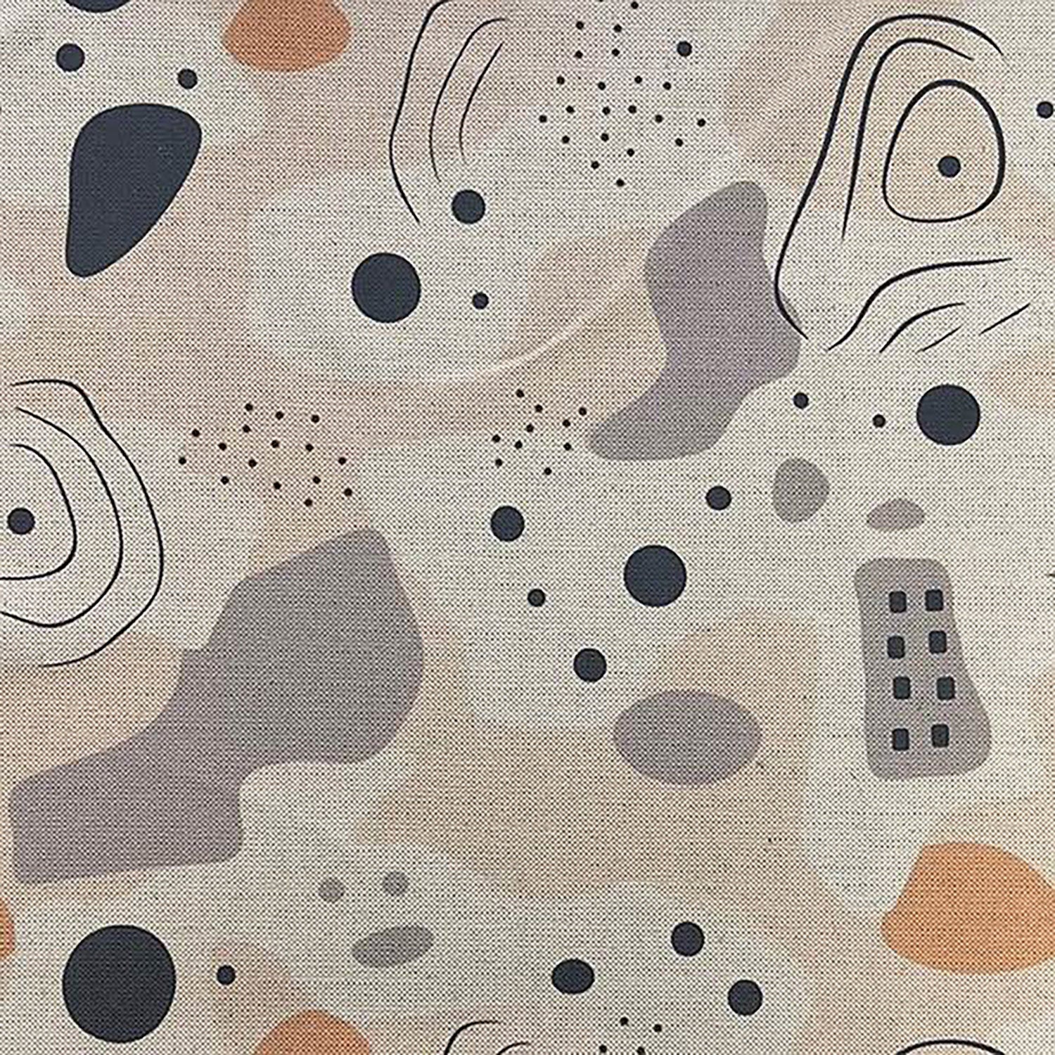 Abstract No.4 Upholstery Fabric – Modern organic pattern