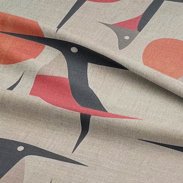 uk-printed-modernist-bird-upholstery-fabric-in-coral-and-clay-tones
