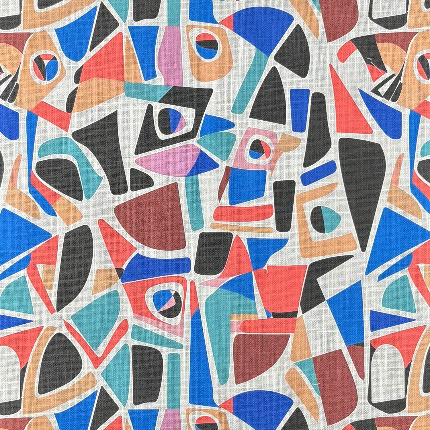 Collage No.13 Upholstery Fabric