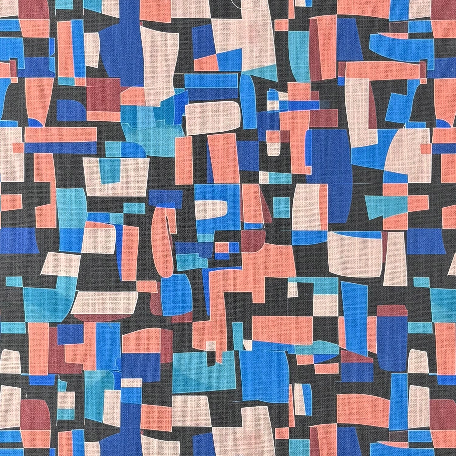 Collage No.14 Upholstery Fabric