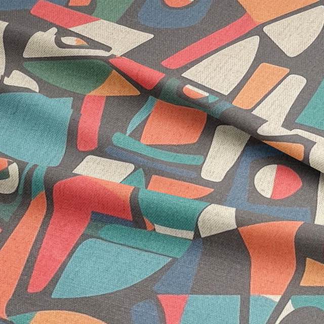 folded-collage-no-9-upholstery-textile-in-detail-with-bold-mid-century-inspired-shapes-in-rich-earth-tones-on-textured-fabric