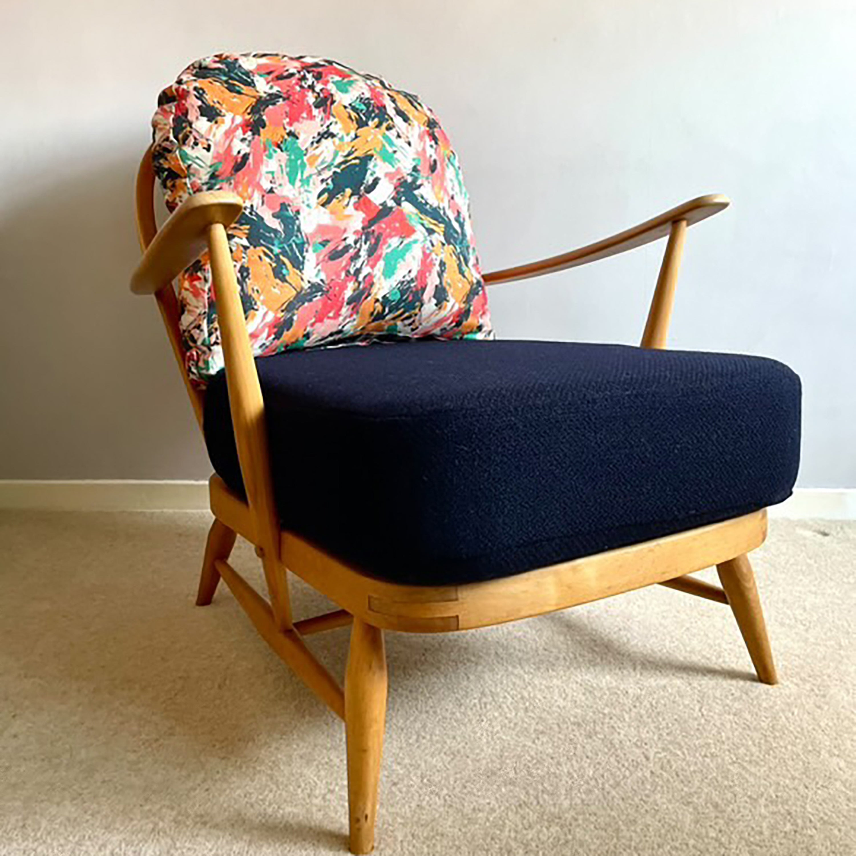 Dash No.8 Paint Splatter Effect Upholstery Fabric