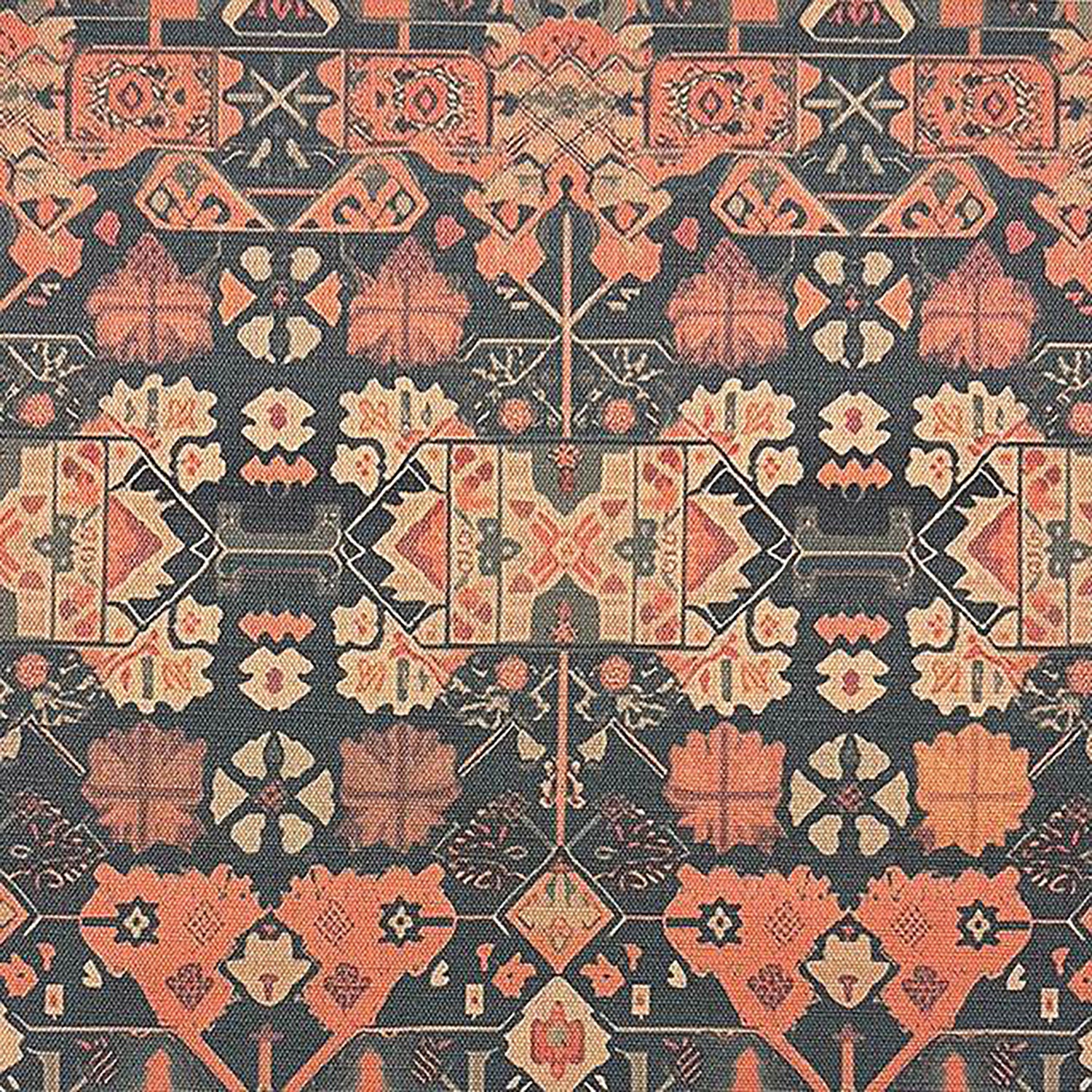 Statement upholstery fabric with tribal diamond motifs – Kilim No.12