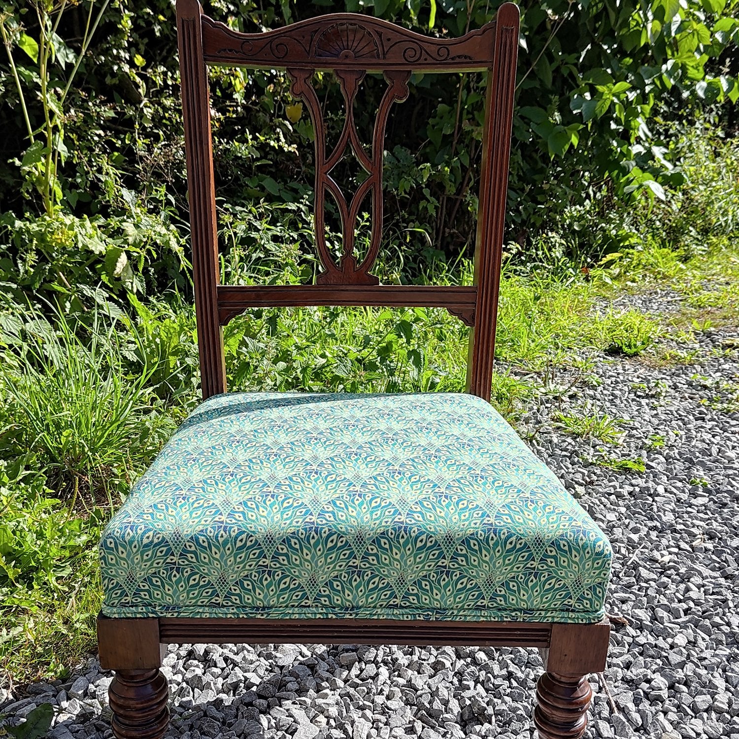 Art Nouveau No.1 Upholstery Fabric in Green