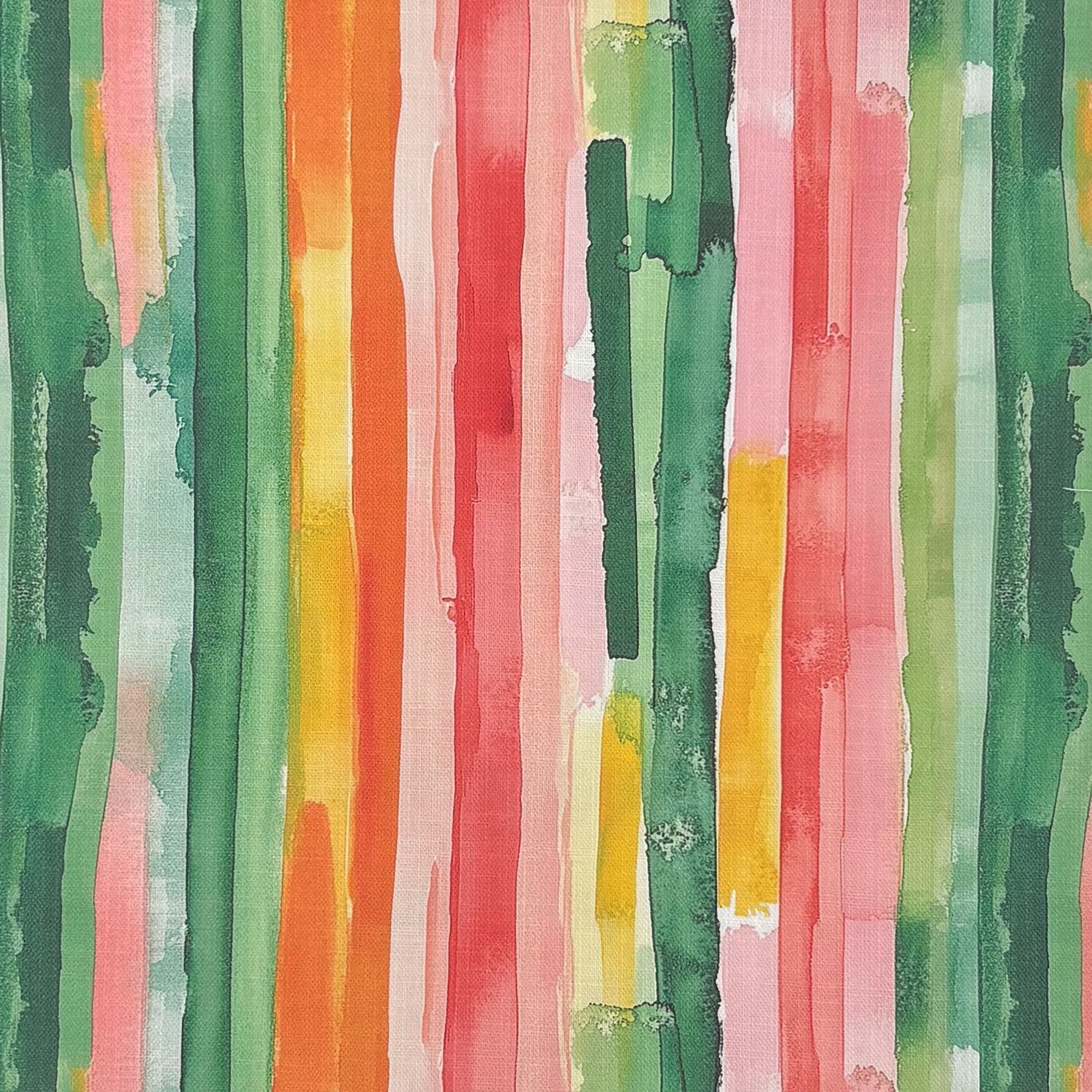 Striped No.17 multicoloured striped upholstery fabric flat image