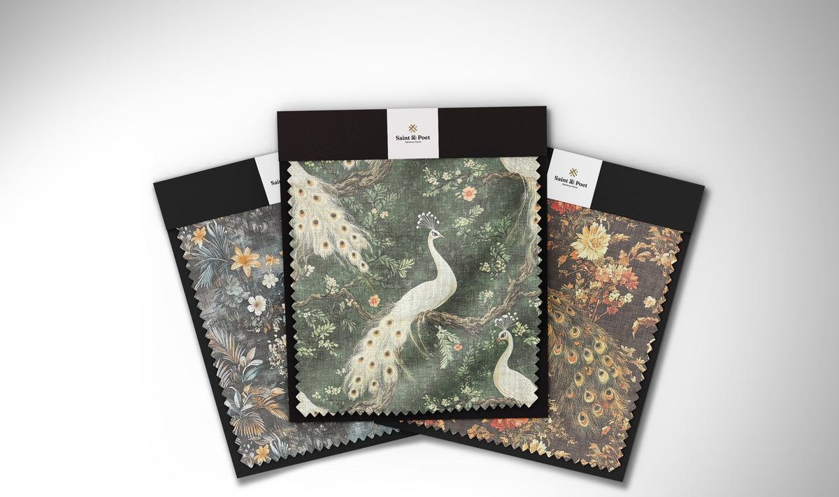 Peacock Upholstery Fabric Pavone Collection UK