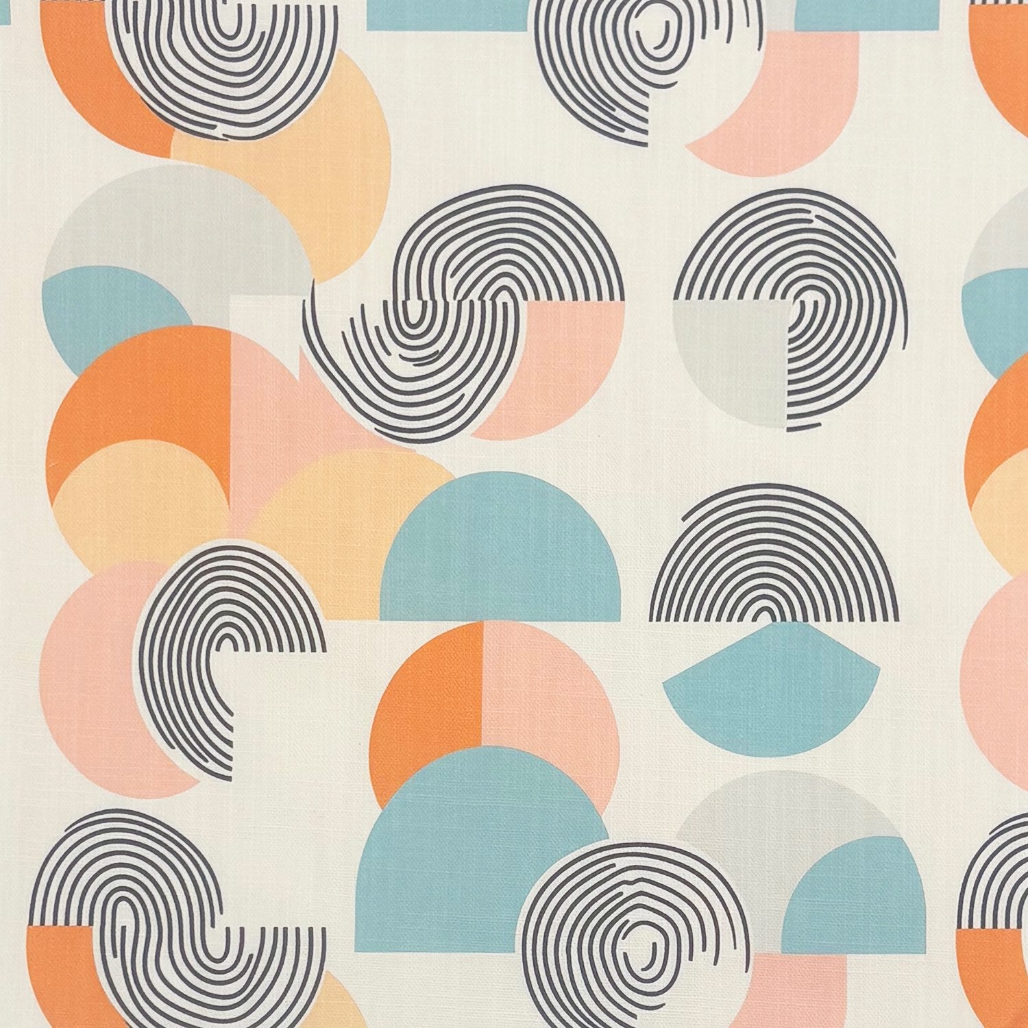 Elements No.1 multicoloured upholstery fabric – flat image showing graphic pattern