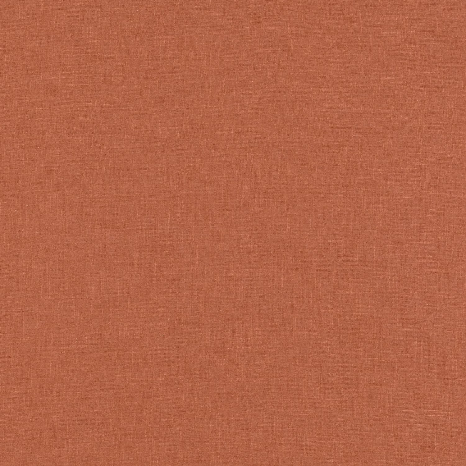 Flat image of Palermo No.5 in Burnt Sienna – plain weave orange upholstery fabric